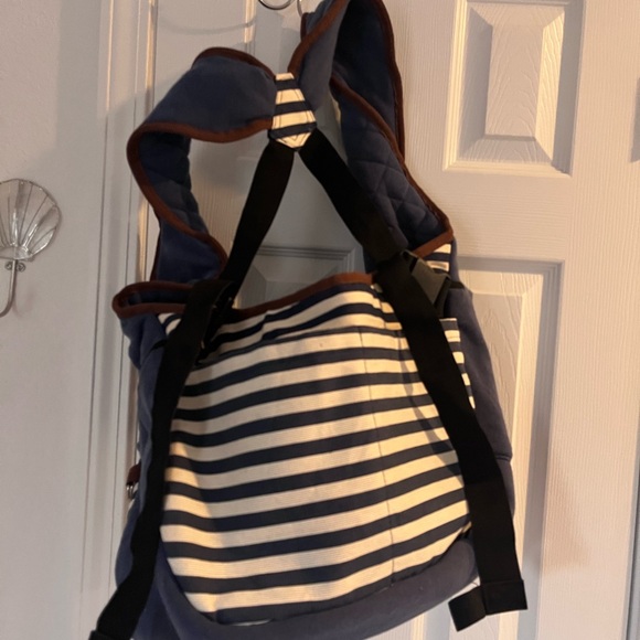 Nautical Striped Pet Carrier for Dogs - Picture 13 of 16